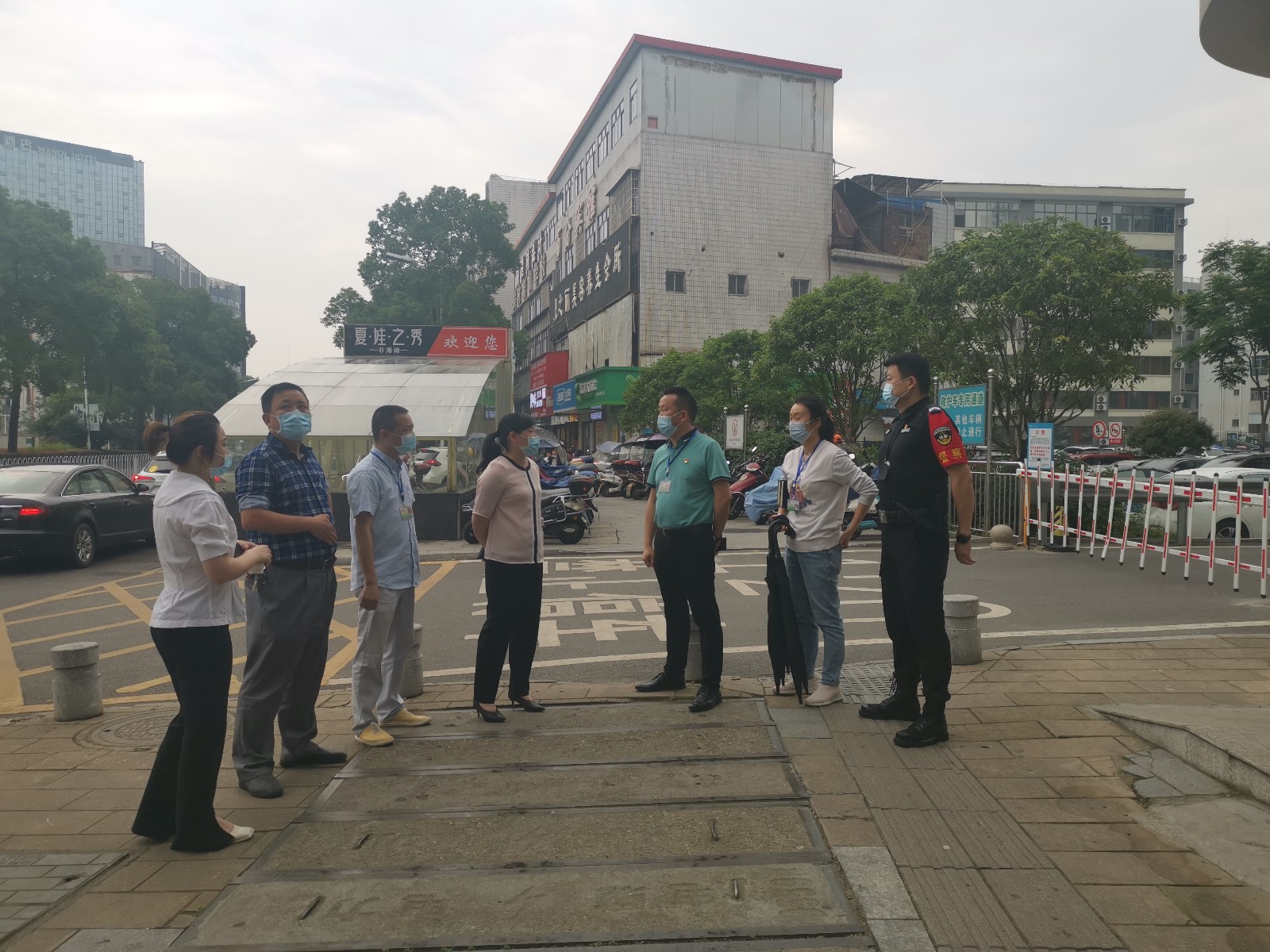 同心共建   协力攻坚——我院召开创文攻坚现场办公会