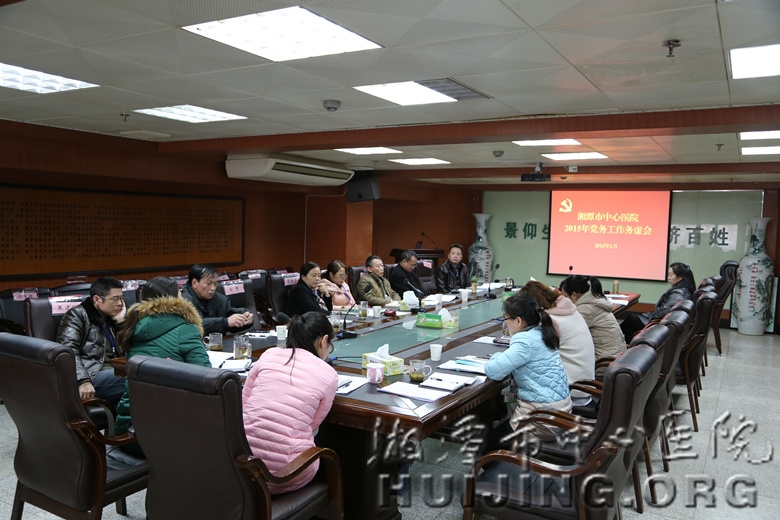 我院召开2015年党务工作务虚会