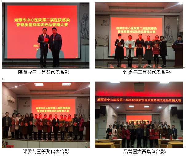 我院第二届医院感染管理质量持续改进品管圈大赛圆满落幕