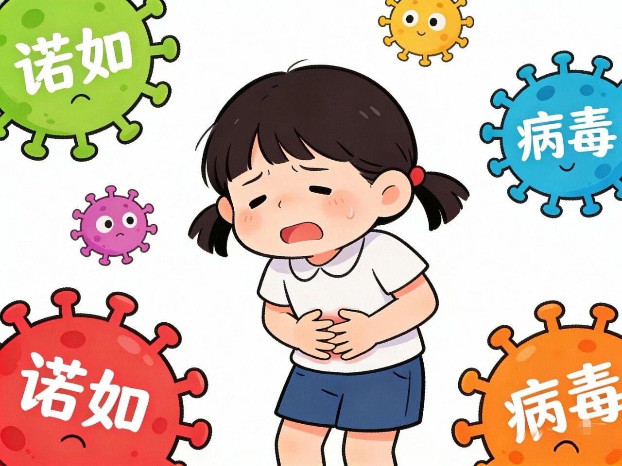 娃突发吐泻、精神差？警惕诺如病毒引发急性胃肠炎